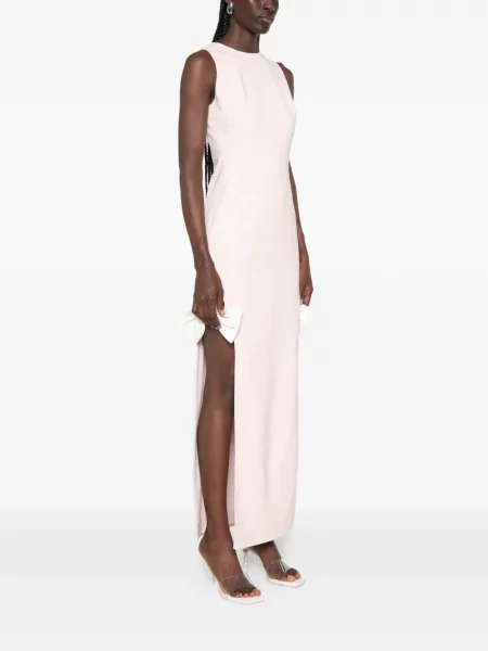 Rochie maxi Leen Mougrhabi cu funde roz