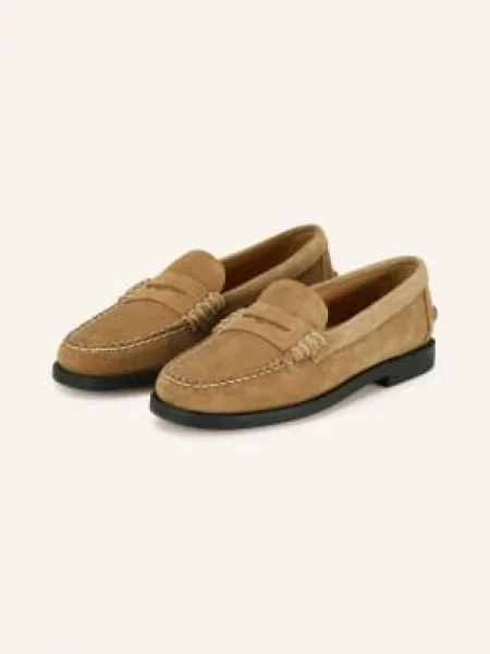 Sebago Mokasyny Classic Dan beige beżowe