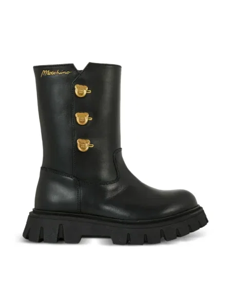 Dětské kotníkové boty Moschino černé