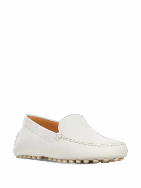 Bőr pöttyös loafer Tod's fehér