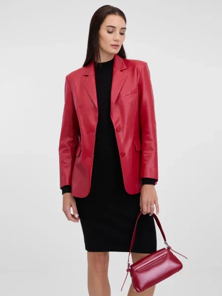 Geanta de piele Orsay negru