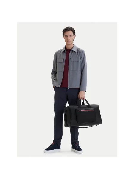 Torbica Tommy Hilfiger Th Foundation Duffle črna