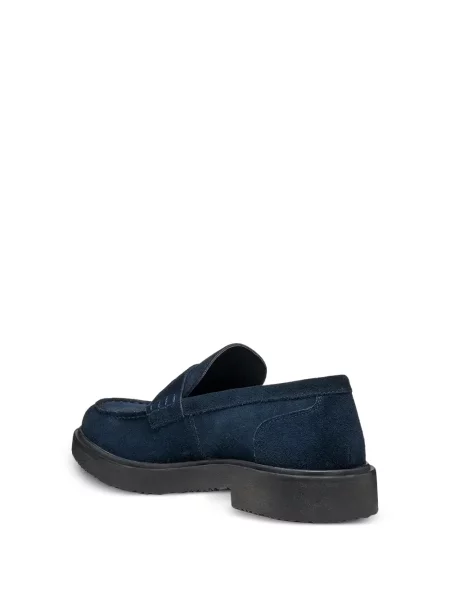 Szarvasbőr loafer Geox kék