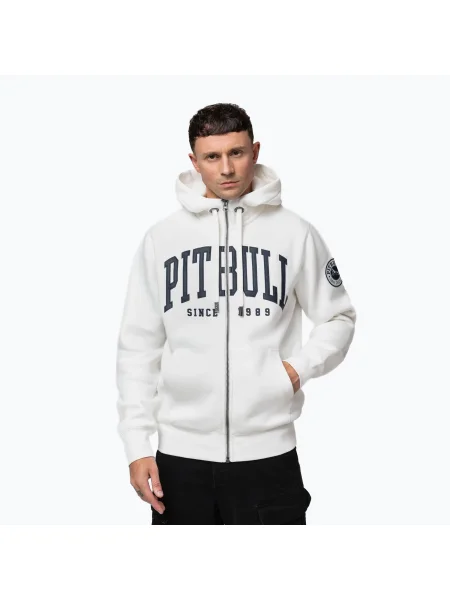 Спортивная кофта Pitbull West Coast с капюшоном белая