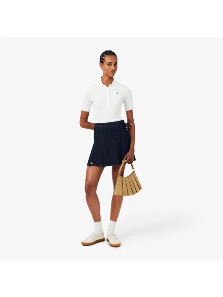 Джинсова спідниця Lacoste синя