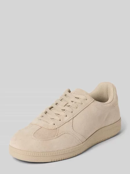 Sneakersy o niskim kroju z czystej skóry bydlęcej model FINLEY' Selected Homme