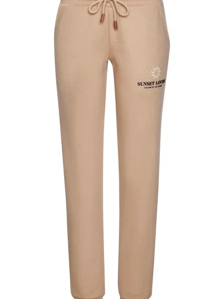 H.I.S Hlače kamela črna