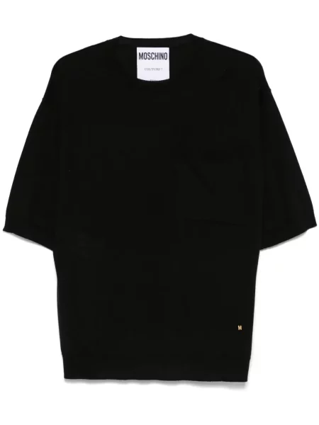 Tricou Moschino tricotate negru