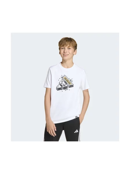 Tricou copii Adidas alb