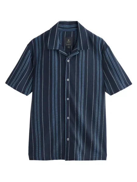 Next Srajca svetlo modra / temno modra bela