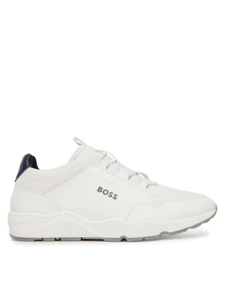 Sneakersy BOSS białe