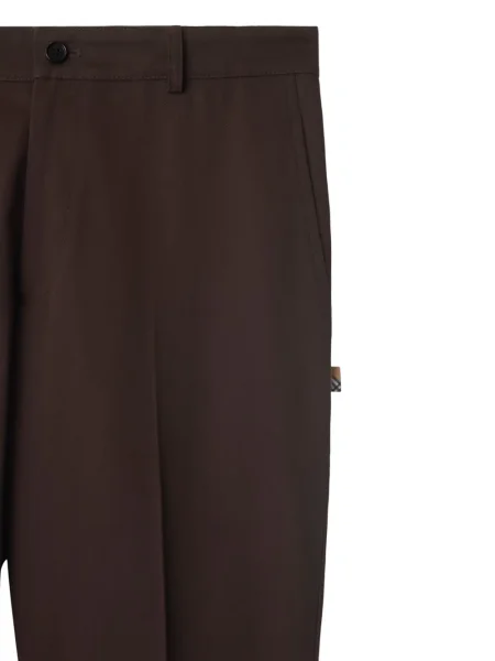 Pantaloni Burberry maro