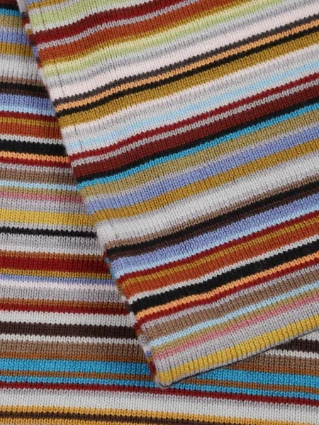 Fular Paul Smith cu dungi maro
