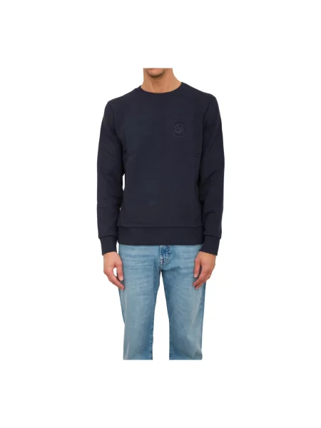Bluza Hugo casual niebieska