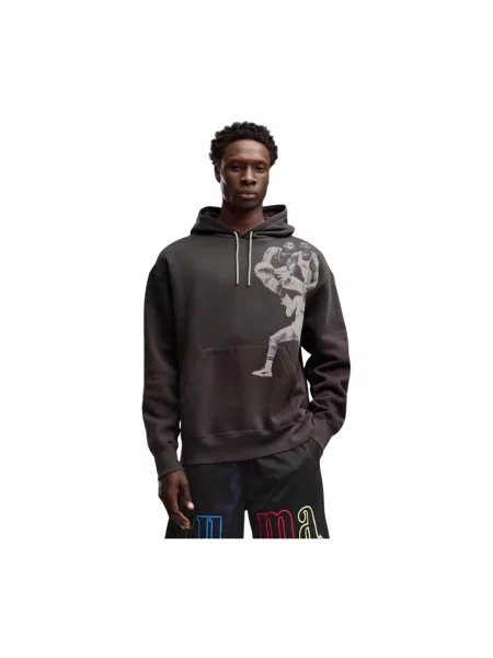 Bluza Puma Memory Lane Hoodie Fl Puma Black M brązowa
