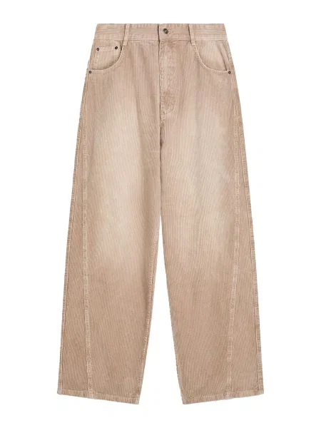 Bershka Nadrág sötét bézs