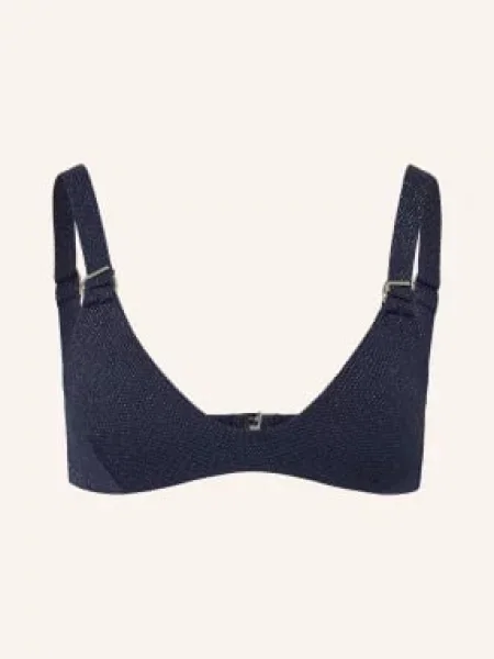 Jets Australia Bralette-Bikiny Tirari Nights S Třpytivou Přízí tmavě / stříbrná modrá