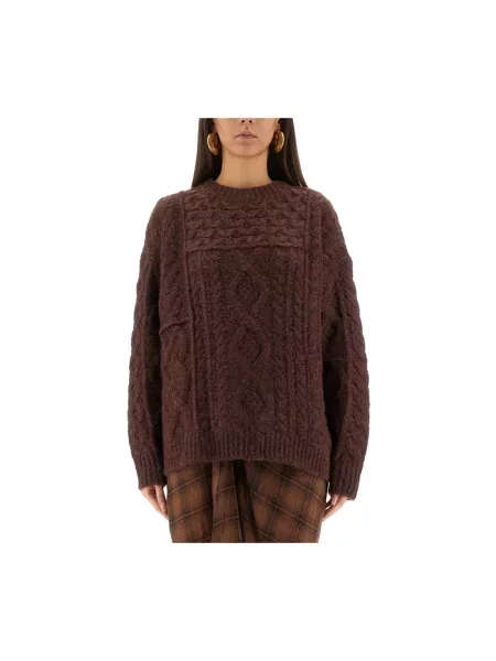 Sweter Marant Etoile wełniany czerwony