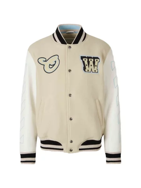 Geacă bomber Off-white alb