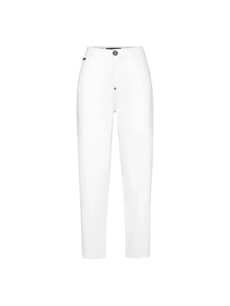 Mom jeans Philipp Plein białe