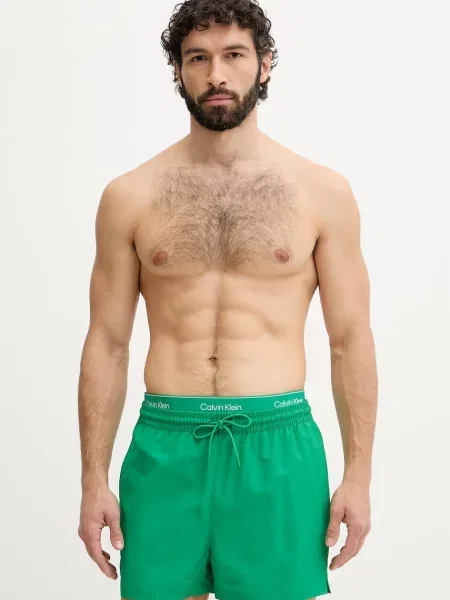 Calvin Klein szorty kąpielowe zielone