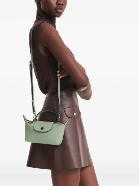 Geantă shopper Longchamp verde