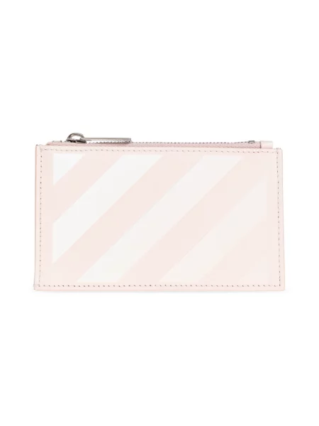 Portfel Off-white skórzany biały