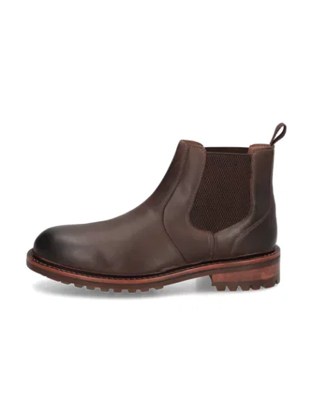 Chelsea boots Kalman & Kalman z nubuku hnědé