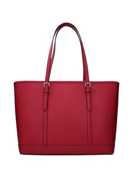 Geantă shopper Michael Kors din piele roșu
