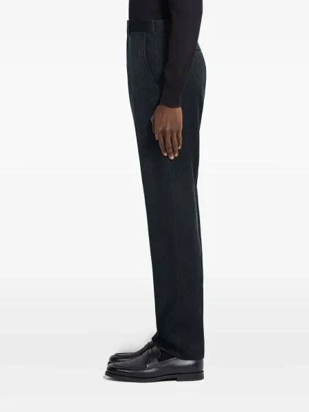 Pantaloni Zegna din cașmir verde