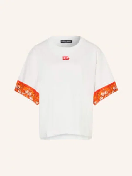 Dolce & Gabbana Koszulka weiss biała