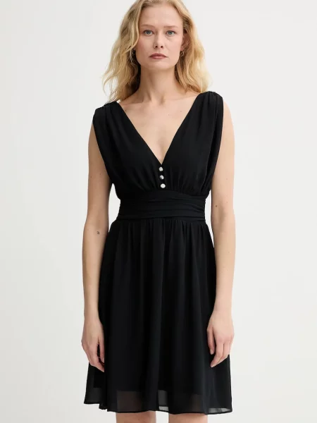 Morgan sukienka granatowy mini rozkloszowana RIA