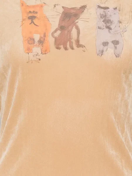 Tricou Jnby de catifea maro