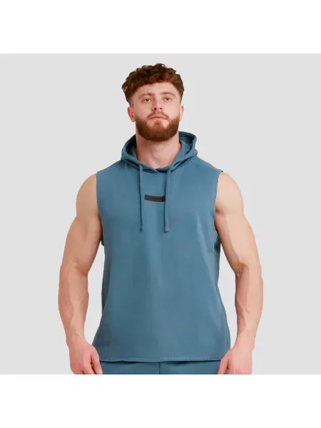 Kamizelka fitness z kapturem Unity niebieska