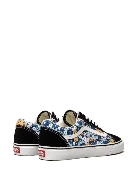 Sneakersy Vans Old Skool w kwiatki czarne
