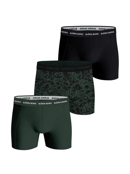 BJÖRN BORG Boksarice zelena / črna bela