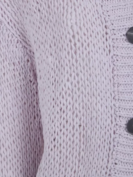 Cardigan Nuur cu decolteu în V violet