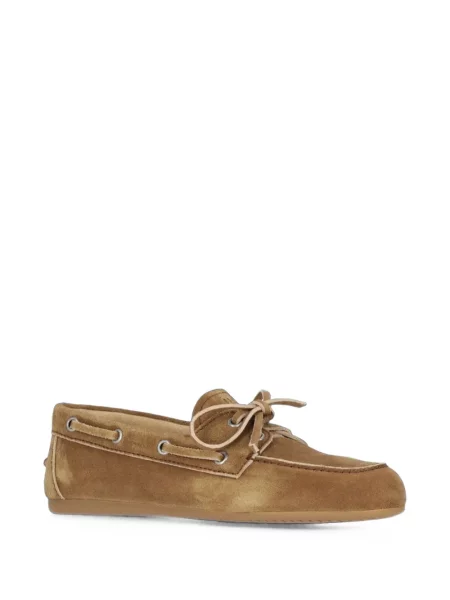 Pantofi loafer Miu Miu din piele de căprioară