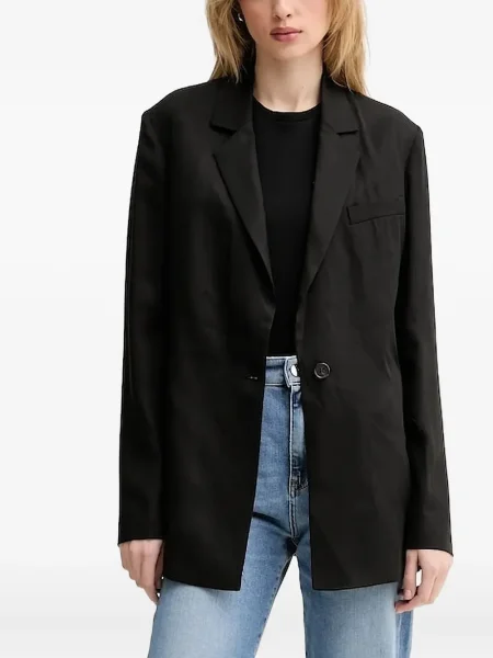 Tricou Iceberg cu model floral cu imagine negru