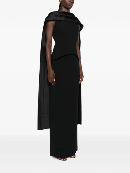 Rochie maxi Solace London negru