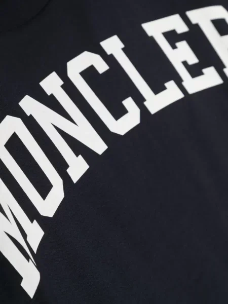 Koszulka dziecięca Moncler Enfant niebieska