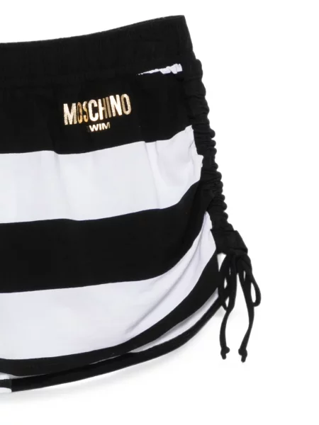 Pantaloni scurți Moschino cu cordon negru