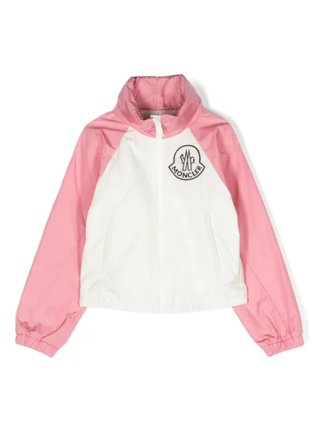 Kurtka bomber dziecięcy Moncler Enfant biały
