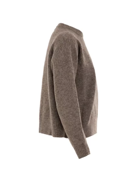 Pulover Weekend Max Mara cu decolteu rotund maro