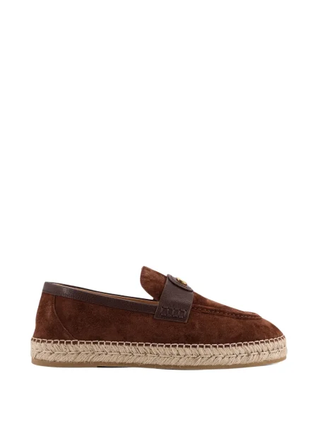 Espadrile Valentino Garavani fără toc maro