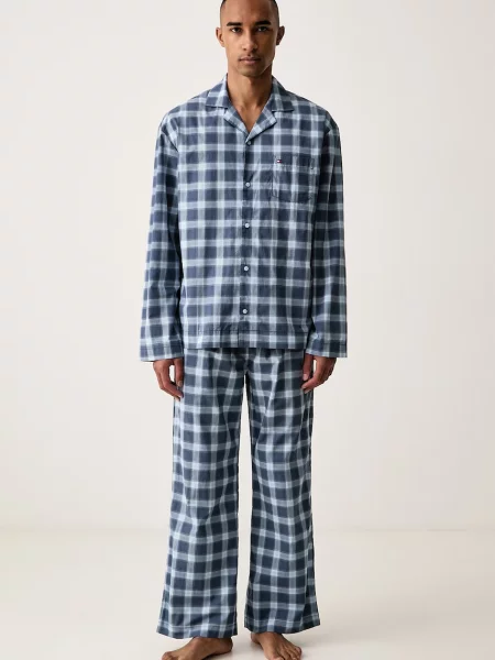 Tommy Hilfiger piżama dwuczęściowa niebieska