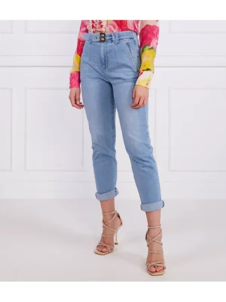 BluGirl Blumarine Blugi | Boyfriend fit | denim albastru