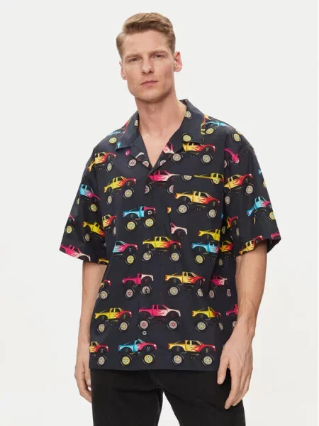 Hugo Сорочка Egeeno Oversize чорний