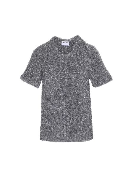 Sweter Moschino szary