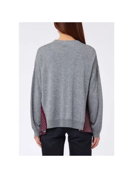 Sweter Liu Jo wełniany szary